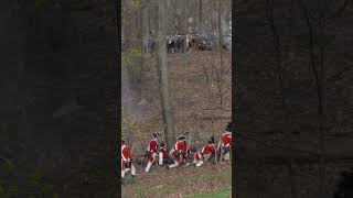 🇺🇸 Battle of Lexington at Tower Park Patriots Day Revolutionary War reenactment short shorts [upl. by Dotson766]