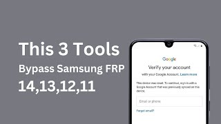 Bypass Samsung FRP with this free tools Android 14131211 [upl. by Loria361]