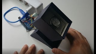 How to make Watchwinder for Automatic Watches  DIY Project Tutorial  using Arduino [upl. by Novak]