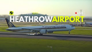 STORM KATHLEEN  Heathrow Airport Live Sunday 07th April 2024 [upl. by Ahsikan]