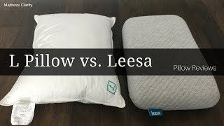 Pillow Reviews L Pillow vs Leesa [upl. by Nisse213]