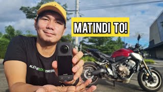 Insta360 X3 Review  The Best Camera na Kailangan Mo sa Motovlog [upl. by Nalac696]