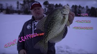 Early Ice SLAB Crappies LocationTechniques [upl. by Nos271]