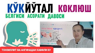 КЎКЙЎТАЛ КОКЛЮШ ТАРҚАЛИШИ САБАБИ БЕЛГИСИ АСОРАТИ ТАШХИС ВА ДАВО ЧОРАЛАРИ ҲАҚИДА МАЪЛУМОТ [upl. by Clio65]