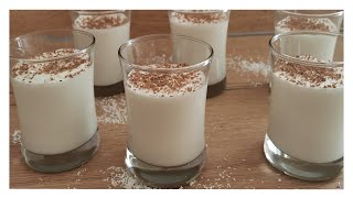 Mousse à la noix de coco 🥥  Coconut Mousse 🥥 [upl. by Eskill]