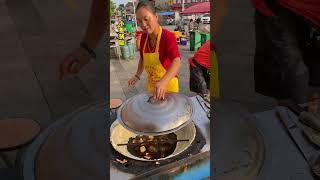 打卡江蘇盱眙小魚鍋貼，這樣的做法真的很特別也很好吃 food 探店 cooking 美食 delicious [upl. by Noreh816]