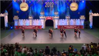 Oakton High School Dance Team NDTC kick finals 2012 [upl. by Lunneta280]