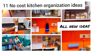 11 Amazing No Cost Kitchen Organization Ideas  Organize your Kitchen without spending money [upl. by Lamar371]