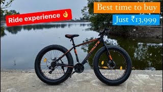 Fat Bike Ride Experience  2023 Waltx Dune 1  Flipkart Cycle [upl. by Norra]