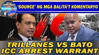 TRILLANES VS BATO ICC ARREST WARRANT [upl. by Einalam]