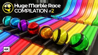 Huge Marble Races Compilation  marblerun 3d animation blender marblemachine [upl. by Rita241]