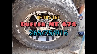 26575R16 Bridgestone Dueler MT 674 ban mobil [upl. by Ellivnarg]