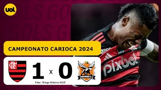 FLAMENGO 1 X 0 NOVA IGUAÇU  Campeonato Carioca 2024 Veja os Gols [upl. by Martres]