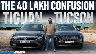 Volkswagen Tiguan vs Hyundai Tucson  Fun vs Comfort  MotorBeam [upl. by Ronel265]