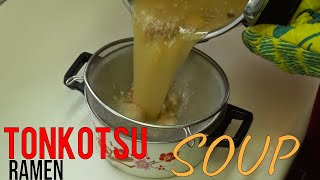 How To Make Tonkotsu Ramen Soup  Pork Bone Broth [upl. by Glanville]