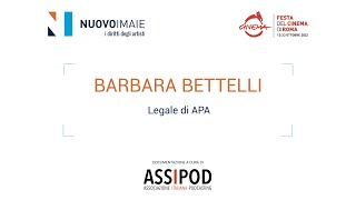 DIRETTIVA COPYRIGHT  Barbara Bettelli  Legale di APA [upl. by Wood]