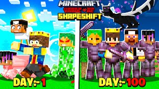 FINALE  100 Days in SHAPESHIFTING Hardcore Minecraft 😰 [upl. by Matheny267]