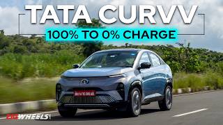 Tata Curvv EV Range Test Driven OUT OF CHARGE [upl. by Anawot]