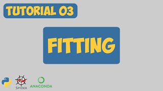 03  Como fazer um fitting com python Ajuste linearnão linear de curvas [upl. by Darrel]