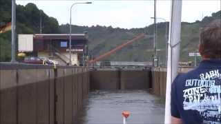 mit dem Schiff von StAldegund Mosel Schleuse nach Mesenich [upl. by Rufus777]