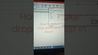 How to make dropdown list in Excel with different optionsviralvideo dropdownlist 🔥 [upl. by Rutan]