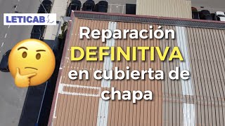 😉Doblado cubierta chapa❗️REPARACIÓN DEFINITIVA❗️ [upl. by Hawkie]