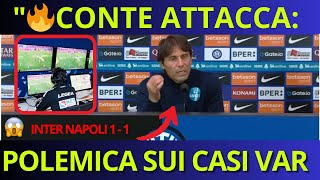 quot⚡ CONTE ALZA LA VOCE POLEMICA SUI CASI VAR DECISIONI CONTESTATE A OROLOGERIA ⚡quot [upl. by Forland]