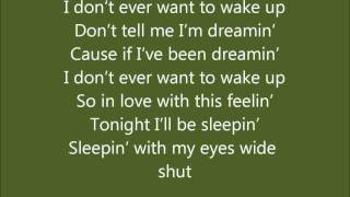 JLS  Eyes Wide Shut Feat Tinie Tempah Lyrics HD [upl. by Tihor]