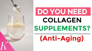 Do You Really Need Collagen Supplements for Glowing Skin  AntiAging [upl. by Maude]