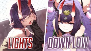 Nightcore  Lights Down Low Lyrics [upl. by Rabaj]