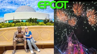 EPCOT Has CHANGED NEW Luminous Fireworks World Celebration Gardens Day amp NIGHT New Walt Statue [upl. by Anse803]