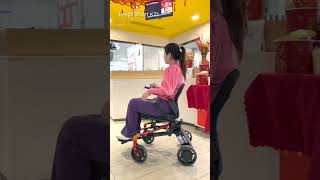 KANGNI SAMRT Folding Electric Powered Wheelchairs Can be Driven in Tight Spaces [upl. by Ahsim]