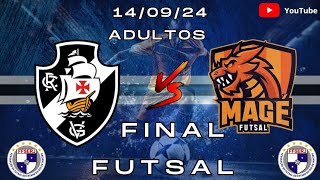 VASCO X MAGÉ FINAL ADULTO CAMPEONATO CARIOCA DE FUTSAL FFSERJ 140924 [upl. by Walcoff]