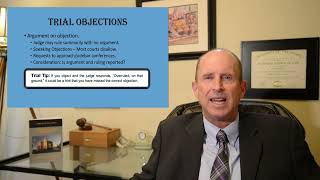 Trial Objections  Procedures strategies and the 18 most common courtroom objections [upl. by Aicilana971]