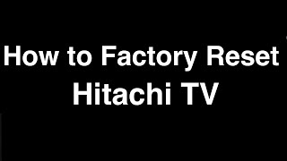 How To Fix a Hitachi TV that Wont Connect to WiFi [upl. by Logan30]