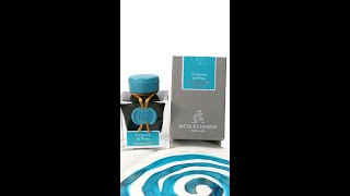 Get Splashed with the NEW J Herbin 1670 Turquoise de Perse Ink [upl. by Ahk376]