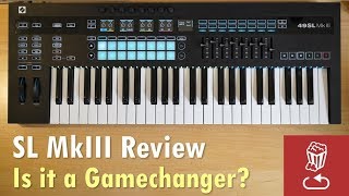 Novation SL MkIII MIDI Keyboard Review Is it a gamechanging controller 49SL MK361SL MK3 [upl. by Animrelliug]