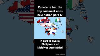 Runeterra but the top comment adds new nation part 17 geography mapping mapper leagueoflegends [upl. by Hsevahb]