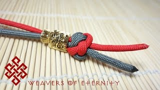 How to Tie a Paracord Lanyard Knot  Two Strand Diamond Knot Tutorial  EASY METHOD [upl. by Girhiny]