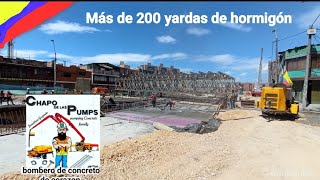 así avanza el puente de la 68 con 3 bogota 🇨🇴 pumping concrete family 265 yardas de concreto [upl. by Yurik]