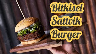 Bitkisel Sattvik Burger Tarifi  Sattvik Beslenme [upl. by Nahum]