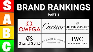 Ranking luxury watch brands by how well they hold their value part 1 [upl. by Odnesor]