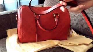 Louis Vuitton Speedy 30 Bandouliere Empreinte Review [upl. by Centeno328]