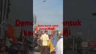 DEMO BURUH DI DEPAN PT TSH BREBES [upl. by Aivital]