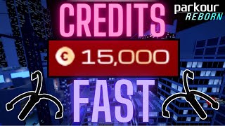 FASTEST WAY To Earn Credits In Parkour Reborn  12 [upl. by Nanerb194]