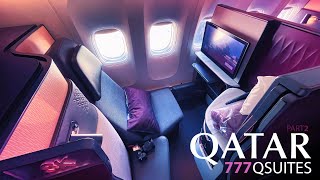 Qatar Airways 777 Qsuites window seat  Doha to Seattle  Part 2 [upl. by Matheson]