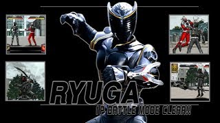 Kamen Rider Ryuga Gameplay  Kamen Rider Ryuki PSX  Captain Pikeru [upl. by Lela]