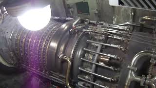 General Electric LM2500 Ship Propulsion Gas Turbine Underway at Sea [upl. by Assir]