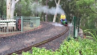 58 NSW C38 Class 3807  Galston Valley Railway  23042016 Play Day [upl. by Breanne889]