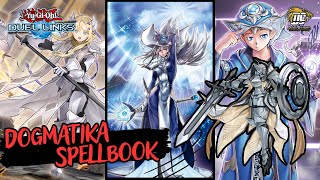 YUGIOH DUEL LINKS SILENT SPELLBOOK WITH DOGMATIKA BANISH amp NEGATE YOUR SPELL [upl. by Kerge]